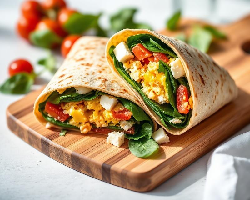 Mediterranean Breakfast Wrap